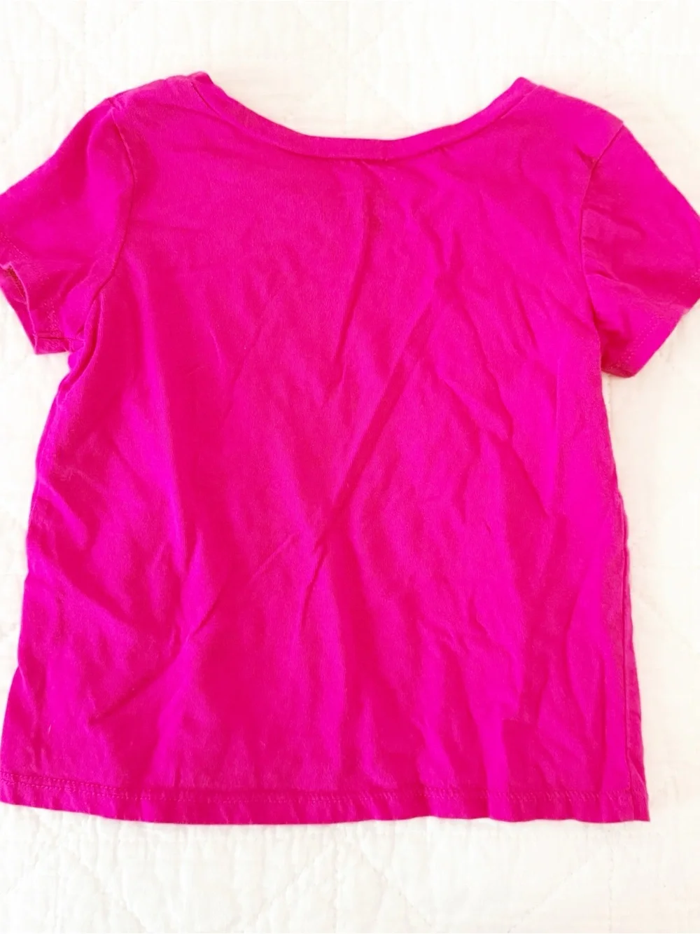 The Children's Place 3T Kids Bright Pink Short Sleeve Tee